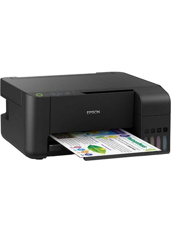 Ecotank Wi-Fi Compact All-In-One Printer Black-L3160