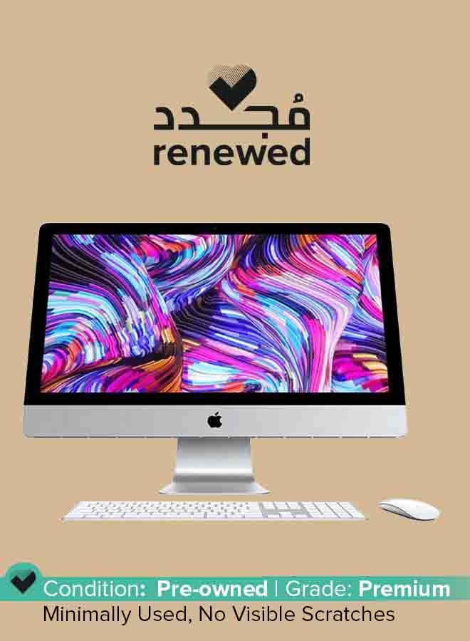 Renewed - iMac With 21.5-Inch Display, Core i5 with 3.0GHz 6 Core Processor/8GB RAM/1TB HDD/4GB AMD Radeon Pro 560X  Graphics Card 2019 Silver