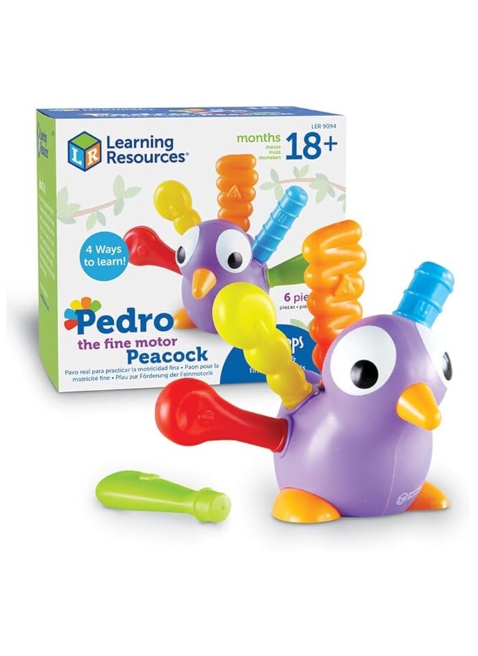 Learning Resources Ler9094 Pedro The Fine Motor Peacock