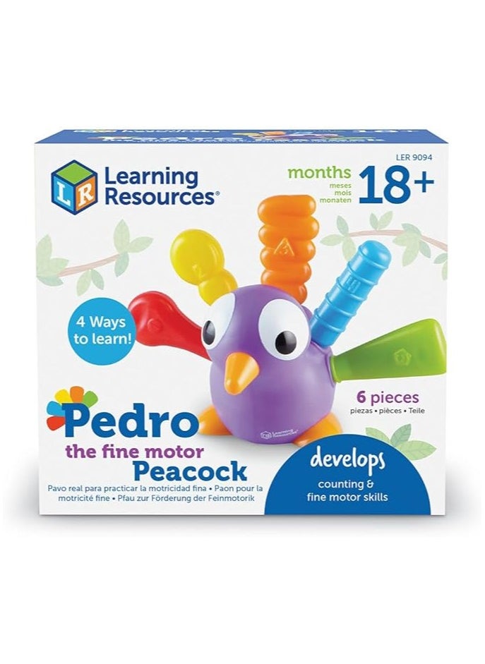 Learning Resources Ler9094 Pedro The Fine Motor Peacock