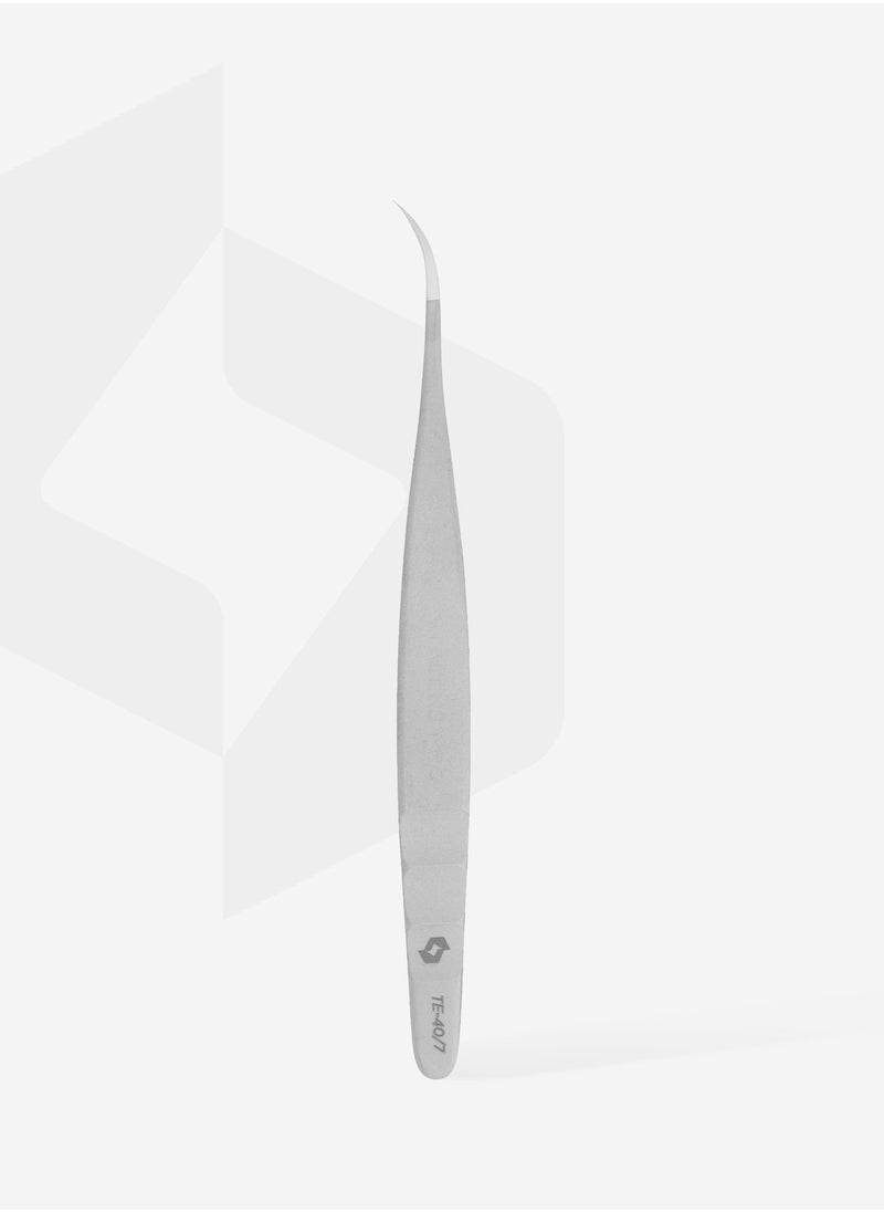 Professional eyelash tweezers - EXPERT 40 | TYPE 7 (curved)