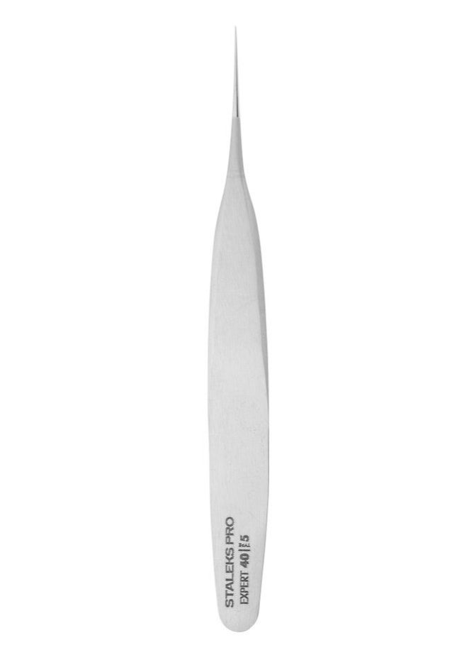 Professional eyelash tweezers - Staleks Pro Expert 40 | Type 5