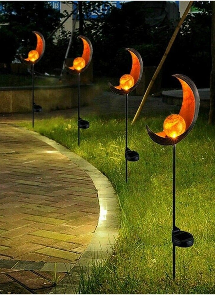 HilalFul Outdoor Solar Light - Crescent | Light Decoration for Home, Office, Restaurants | Outdoor Decorative Lighting in Ramadan, Eid | Patio | Warm White Light