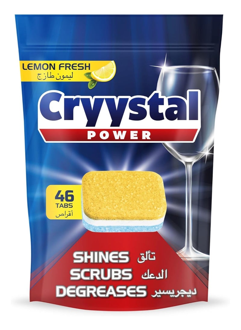 Dishwasher Tablets Lemon Fresh 46 Tablets