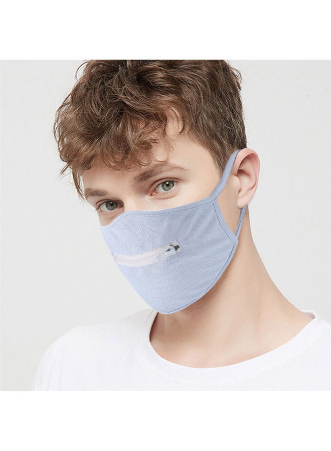 Washable Protective Zipper Openable Mask