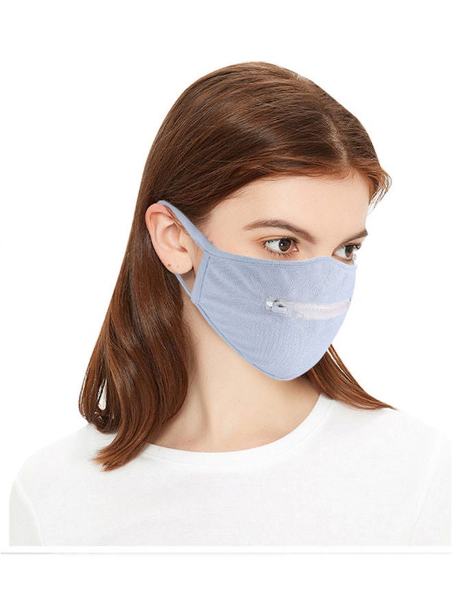 Washable Protective Zipper Openable Mask