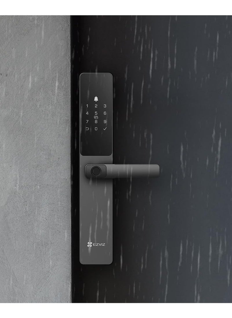 EZVIZ by Hikvision|Smart Fingerprint Door Lock - black