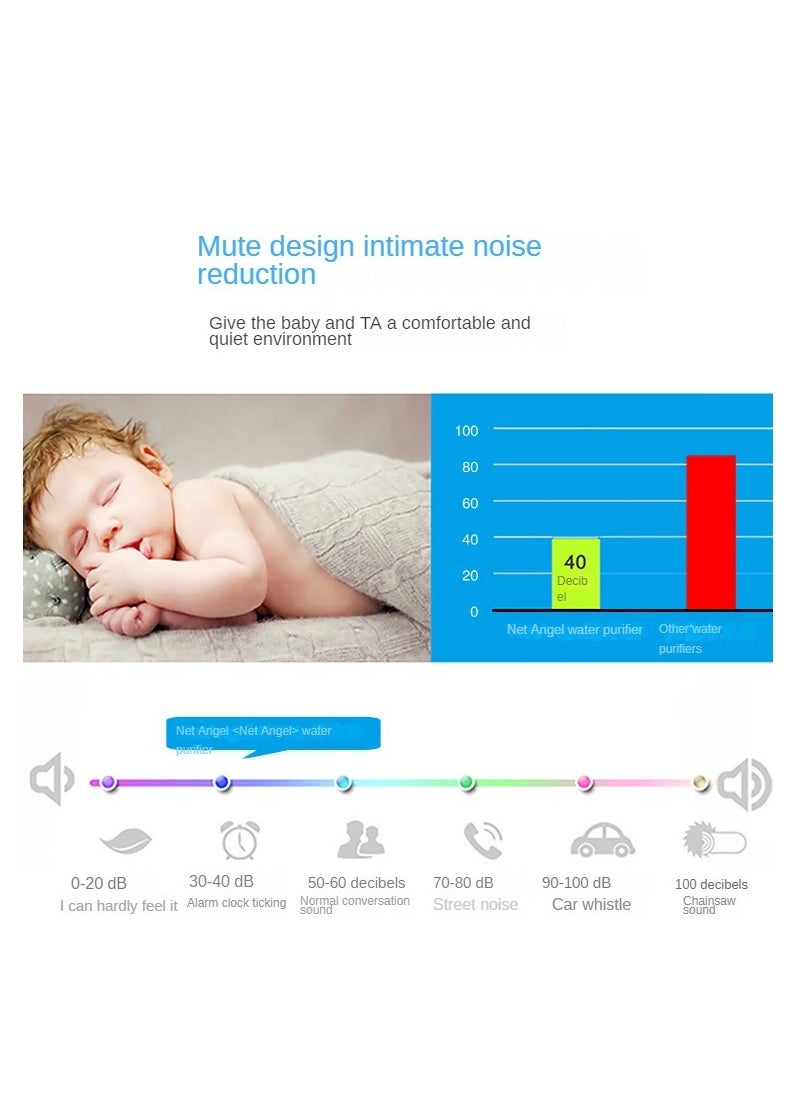 RO Drinking Machine Instant Heating Smart Touchscreen Bacterial Inhibition Portable Water Dispenser