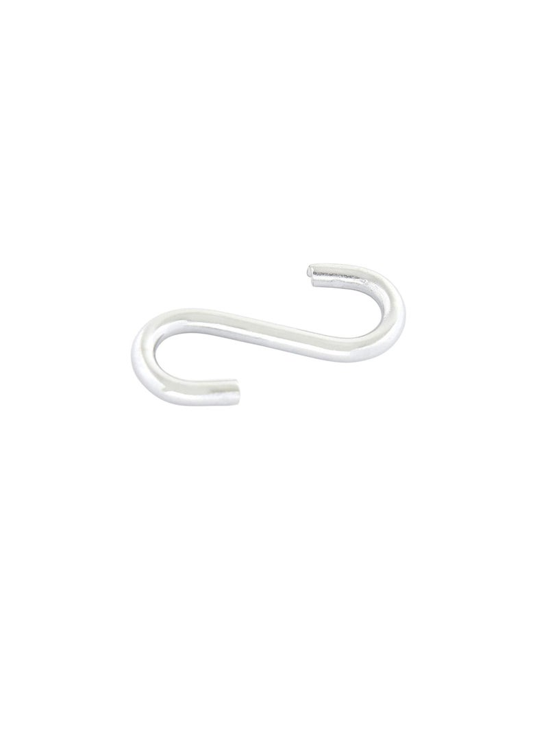 S Hooks Metal Chrome Plated-4 Inches, Silver