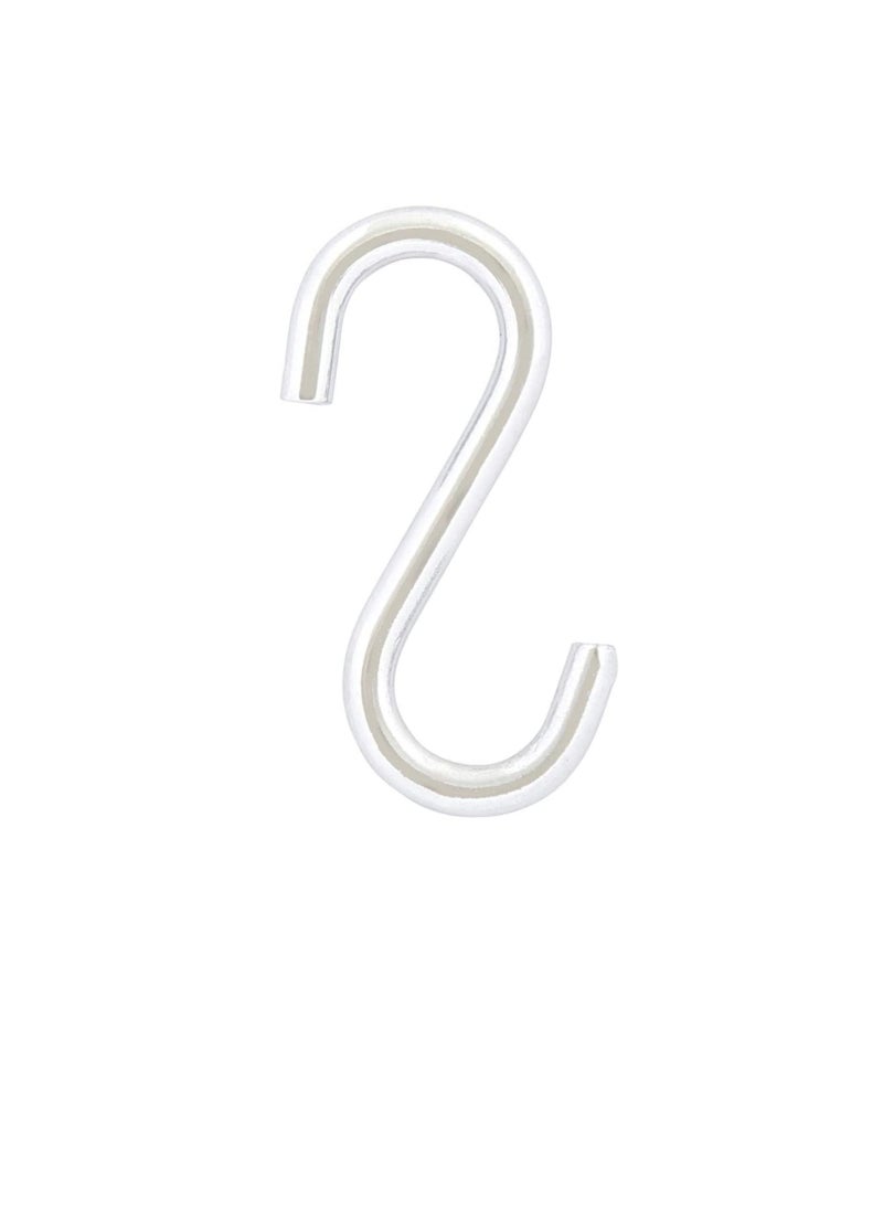 S Hooks Metal Chrome Plated-4 Inches, Silver