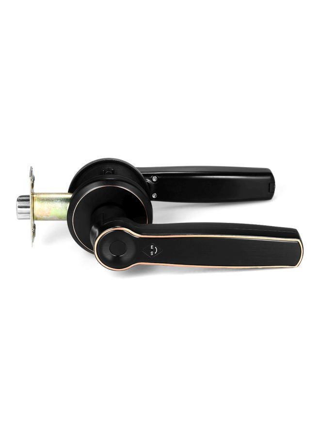 Biometric Fingerprint Handle Lock Black 150x65x25mm