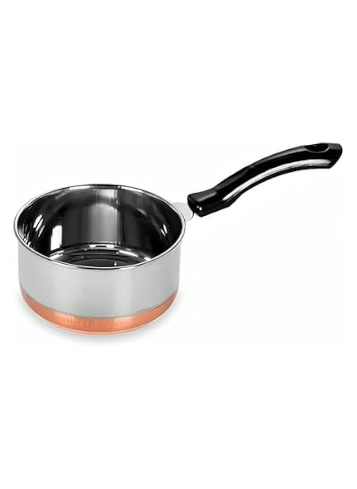 Stainless Steel with Copper Base Saucepan, Saucepan with Comfortable handle 2000ml (19cm)