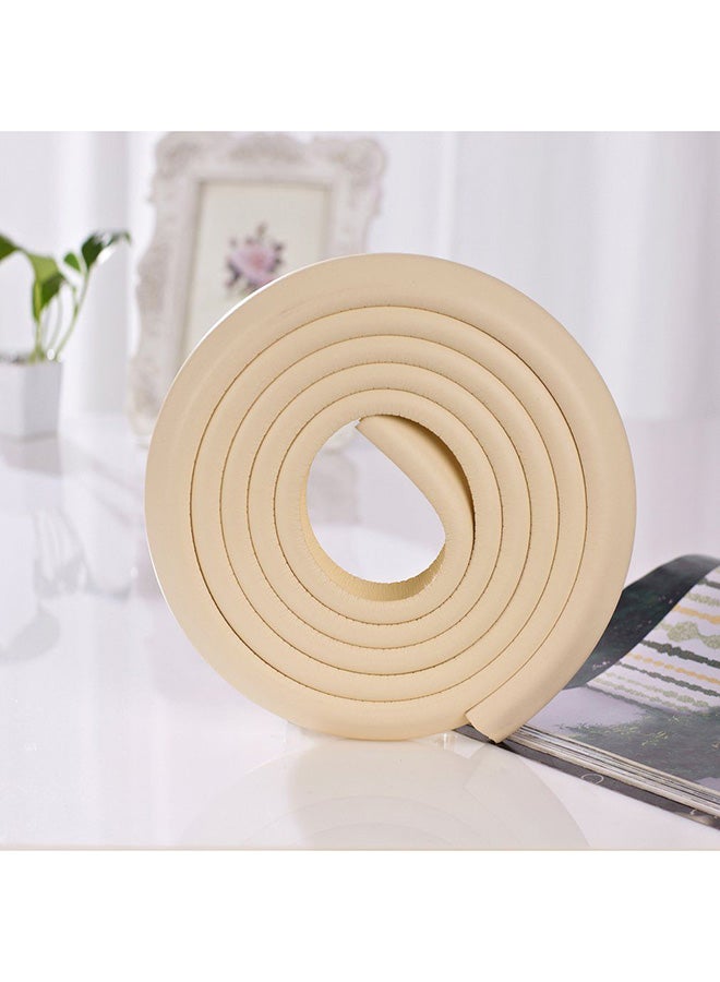 U Shape Extra Thick Furniture Table Edge Corner Protection Beige 3.5x1.2x195cm