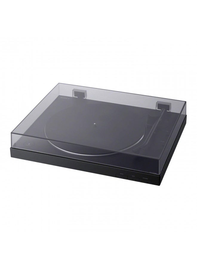 Sony PS-LX310BT Belt Drive Turntable: Fully Automatic Wireless Vinyl Record Player with Bluetooth and USB Output Black