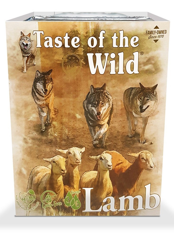 taste of the wild Wet Food LAMB Fruit & Veg Tray 390gram X 5pcs