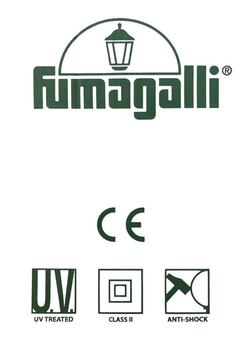 Fumagalli E22.131 Wall Light, Bisso/Anna