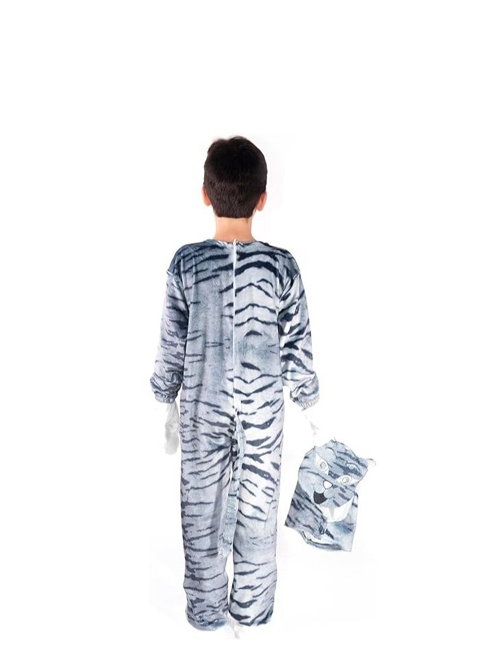 Toycee Cat Costume Silver 769 4-5