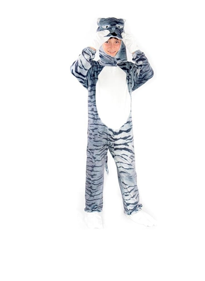 Toycee Cat Costume Silver 769 4-5