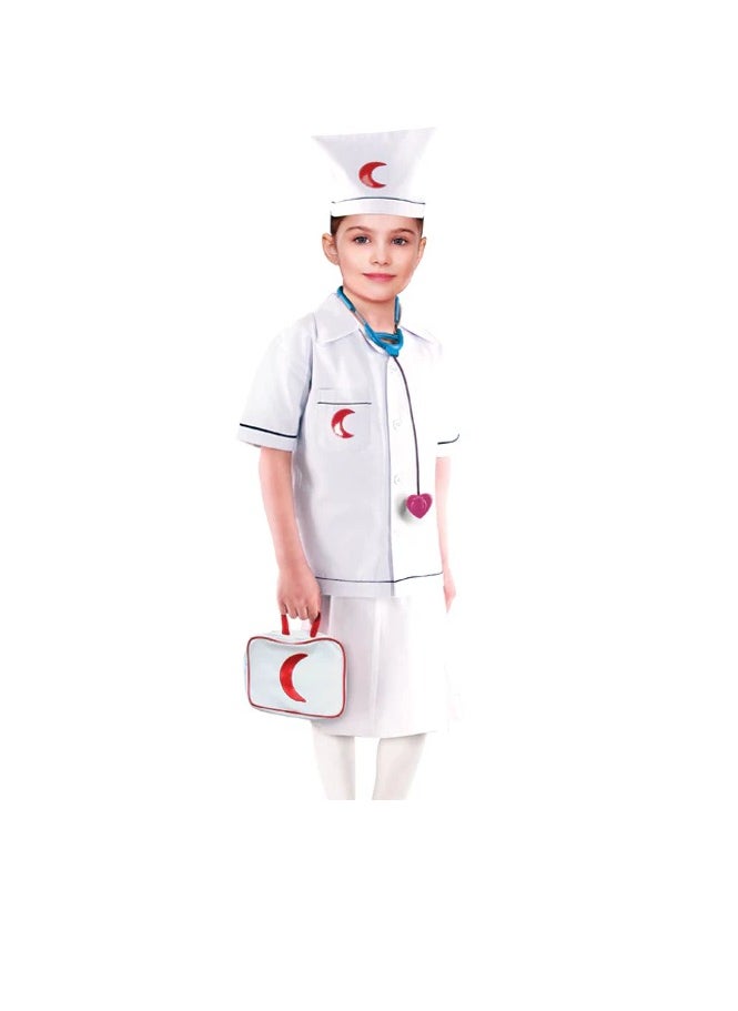 Toycee Doctor Costume Girl 466 8-9