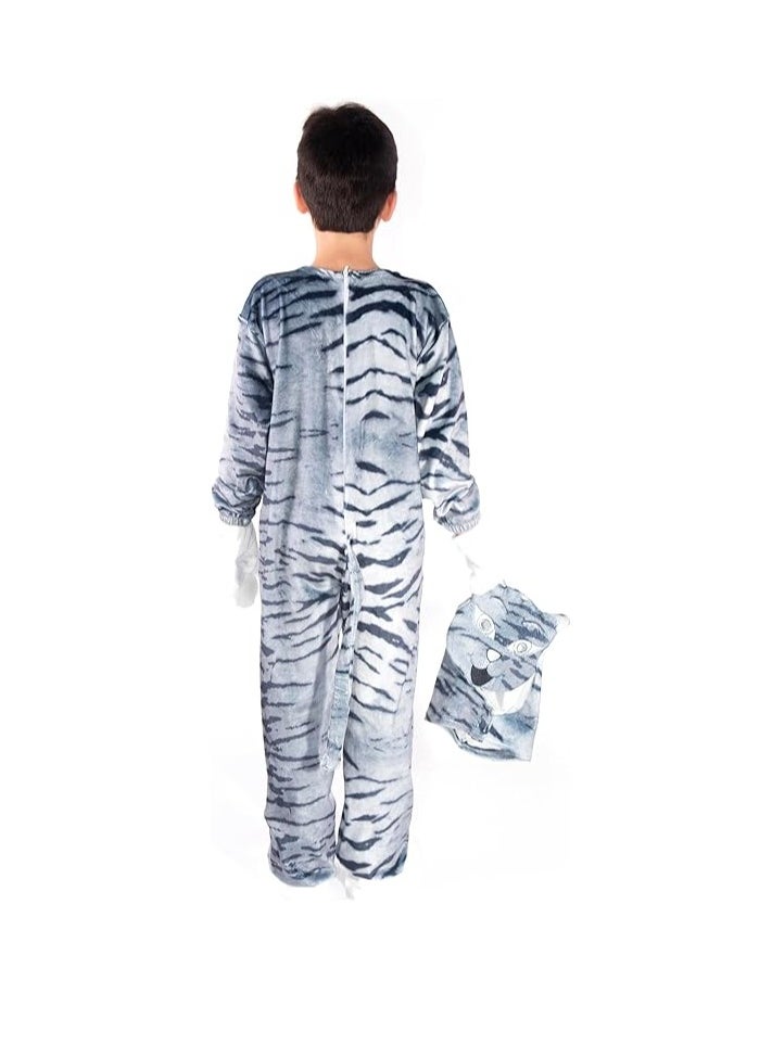 Toycee Cat Costume Silver 6-7 769