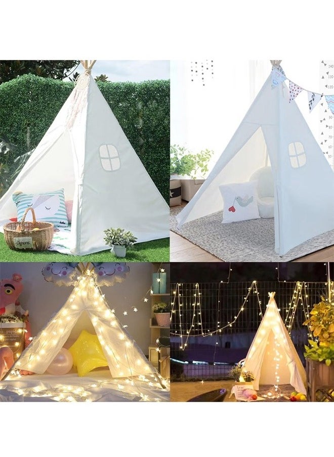 Kid's Spire Game Tent, Outdoor Camping, Indoor Games, Parent Child Interaction, Friends Gathering, Full Of Atmosphere, White