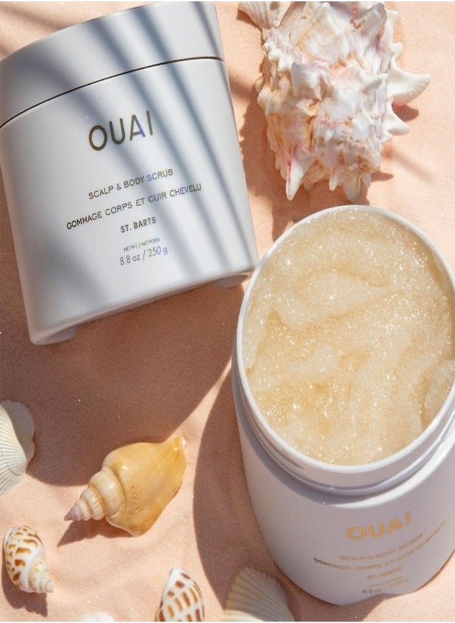 OUAI Scalp & Body Scrub St. Barts - 250g Exfoliating Treatment