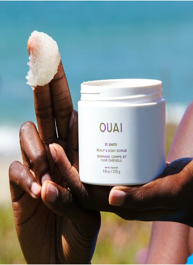 OUAI Scalp & Body Scrub St. Barts - 250g Exfoliating Treatment