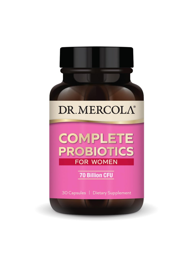 Complete Probiotics for Women 70 Billion CFU, 30 Capsules, Dietary Supplement