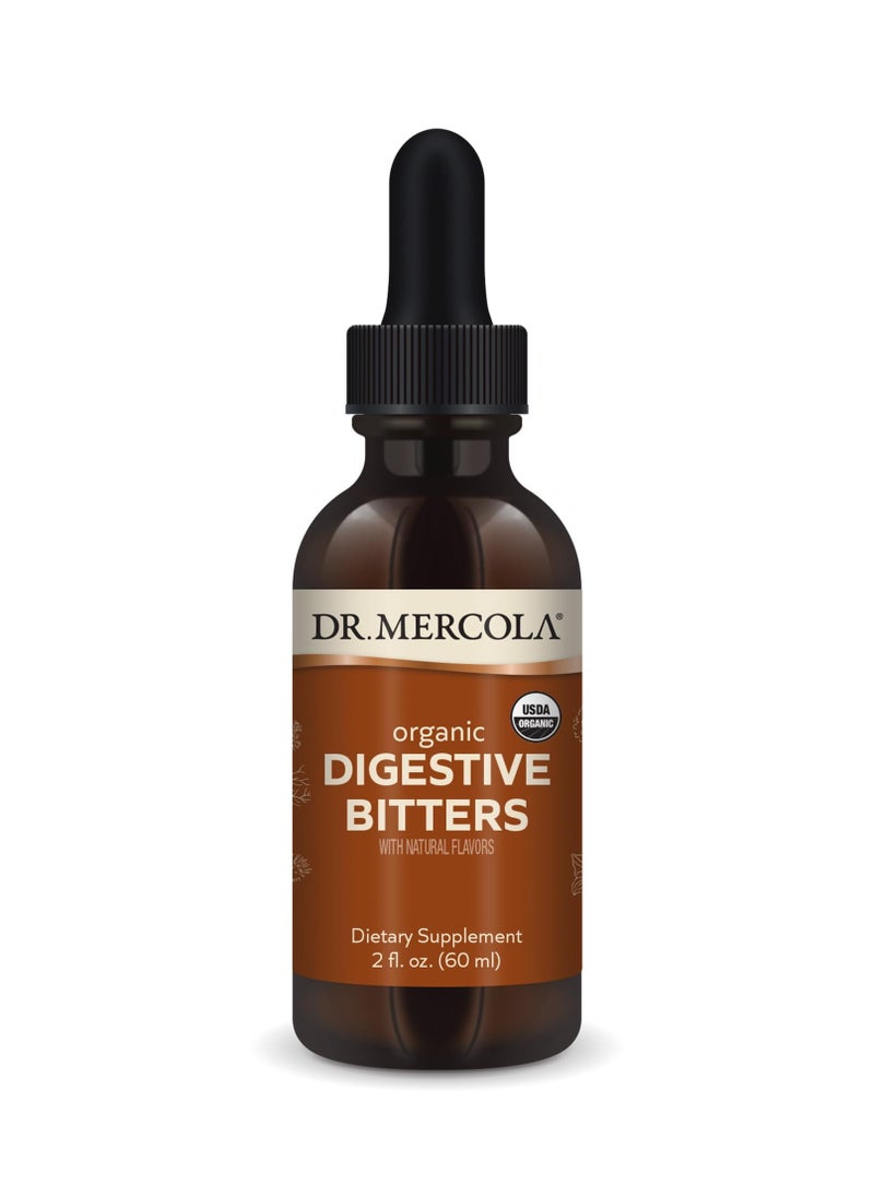 Organic digestive bitters with natural flavors dietary supplement 2 fl. oz. (60 ml)