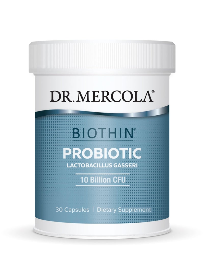 Biothin probiotic lactobacillus gasseri: 10 billion cfu | 30 capsules, dietary supplement