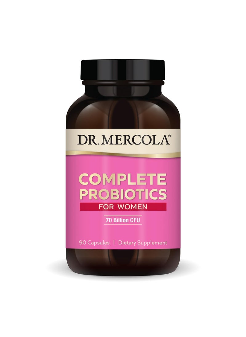 Complete Probiotics for Women 70 Billion CFU, 90 Capsules, Dietary Supplement