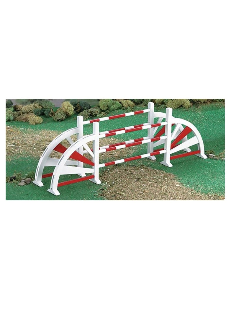 Show Jumping Oxer Jump - Red and White
