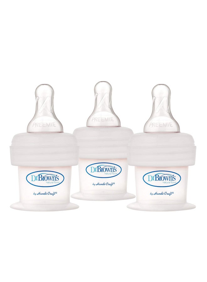 Pack Of 3 First Feeder Bottle With Preemie Nipple