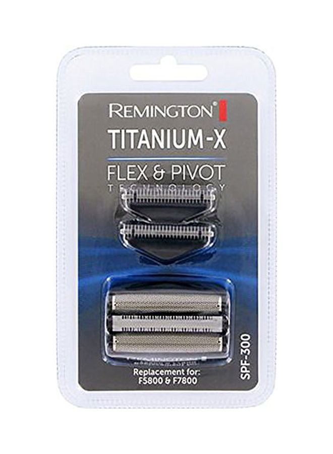 Titanium-X Flex And Pivot Foil And Cutter Black/Silver 0.79x1.97x1.97inch