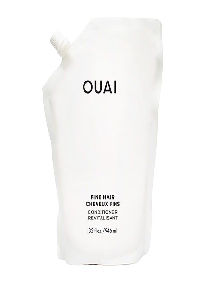 OUAI Fine Hair Conditioner - Lightweight Hydration for Fine Hair, 946ml