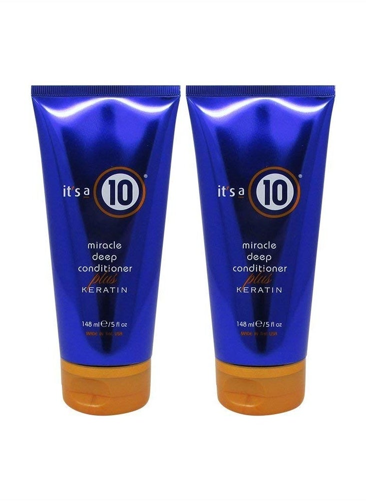 It's a 10 Haircare Miracle Deep Conditioner plus Keratin, 5 fl. oz. (Pack of 2)