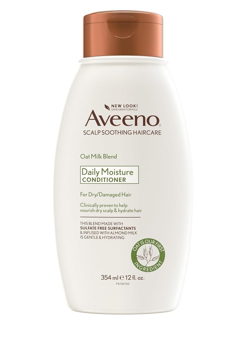 OGX Aveeno Scalp Soothing Oat Milk Blend Conditioner , Fresh, 12 Fl Oz