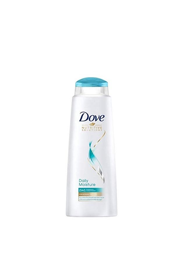 Dove Daily Moisture 2-in-1 Shampoo and Conditioner 400 ml - by Dove