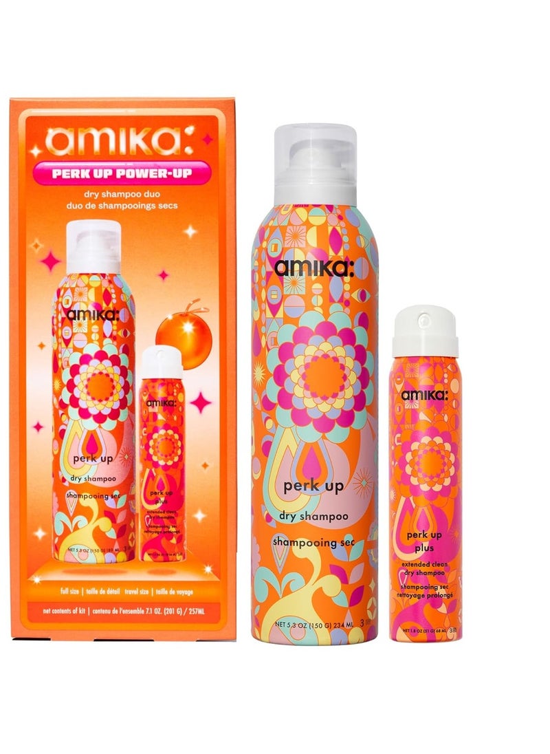 amika perk up power-up: dry shampoo duo