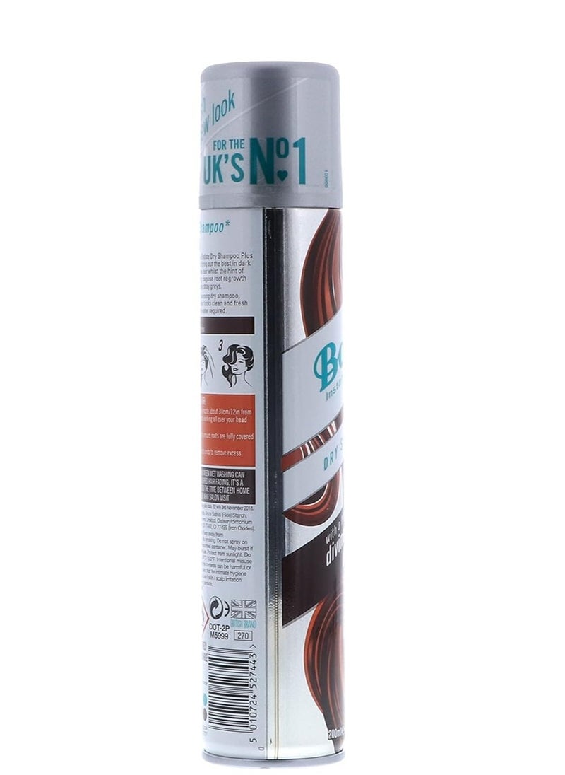 Batiste Color Dry Shampoo, Dark Hair 200 ml ( Pack of 2)