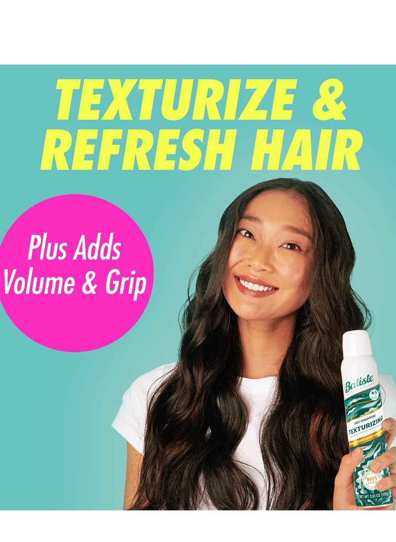 Batiste Texturizing Dry Shampoo, refresh and add grit and texture for beachy tousled hair 3.81OZ