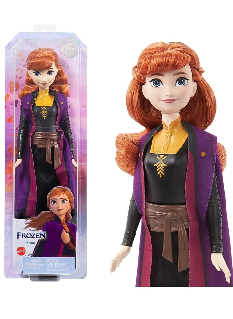 Frozen Anna Fashion Doll and Accessory Toy Inspired by the Movie Disney Frozen 2