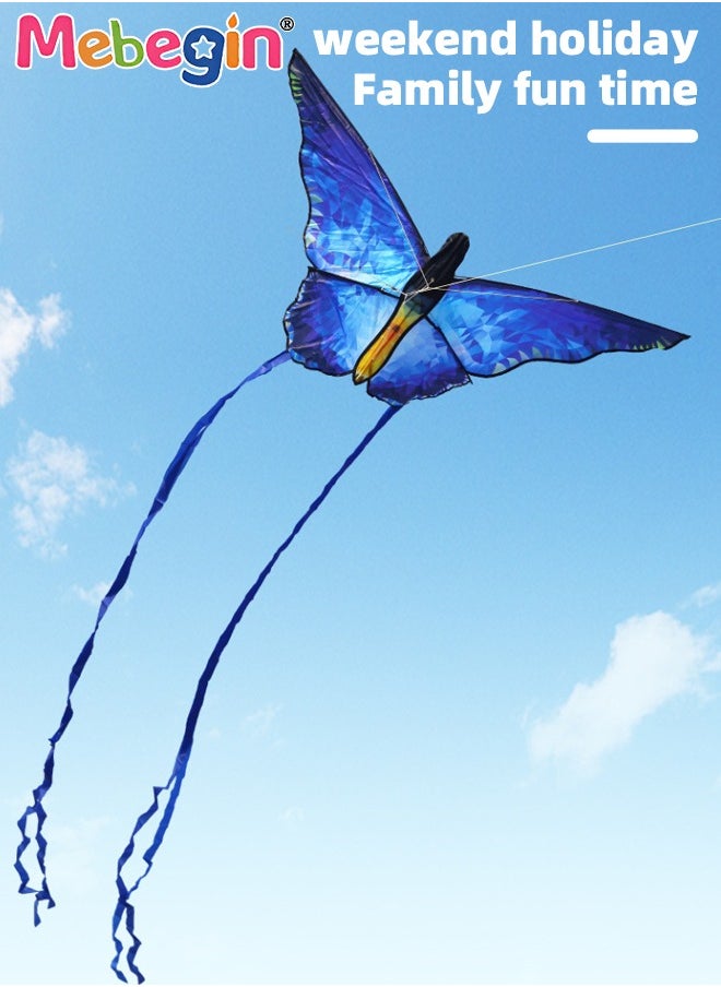 365*140cm Butterfly Huge Kite with 200m Line for Kids and Adults,Double Line String Easy to Fly for Beach Trip Park Family Outdoor Games and Activities