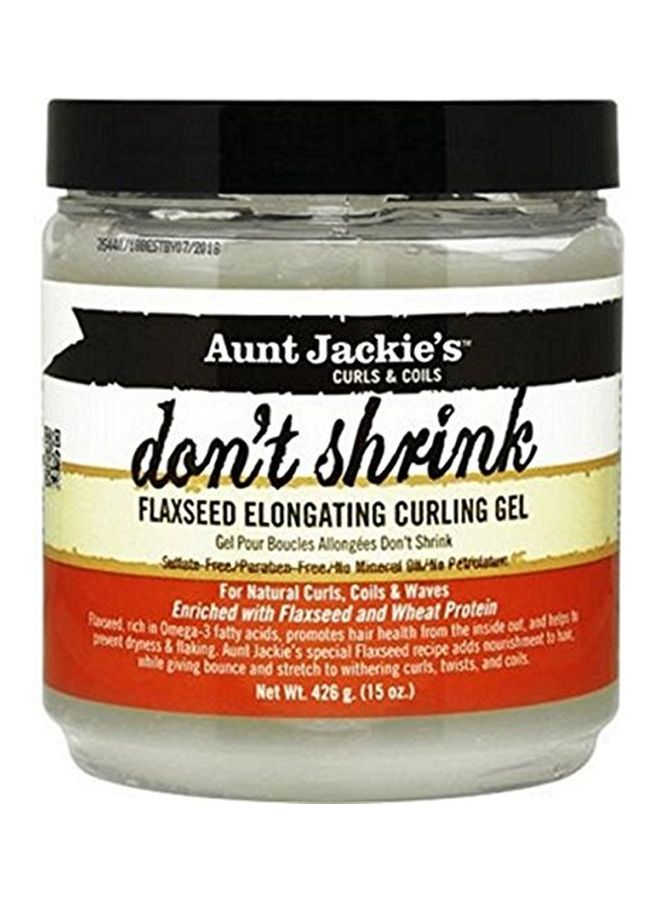 Pack Of 2 Don't Shrink Flaxseed Elongating Curling Gel