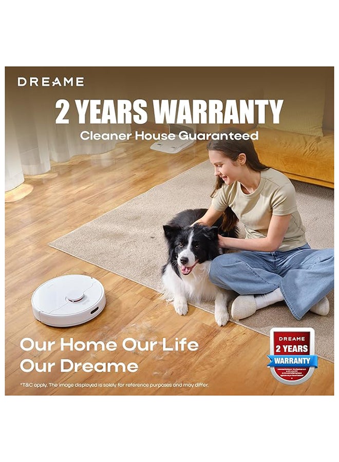 F9 Pro Vacuum Cleaner Robot and Mop 2-in-1, LiDAR Navigation, 150 min Runtime, Vacuum Cleaner and Mop Robot, 2500Pa Suction Power, Mapping for Multiple Floors, WiFi/App/Alexa, 2 Year Warranty 0.59 L 40 W RLF22GA White