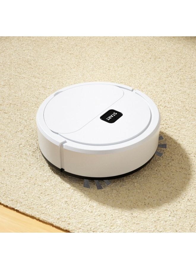 Automatic Mini Sweeping Robot Mopping Sweeping Suction 3 In 1 Cleaning Machine, Color: Black Battery