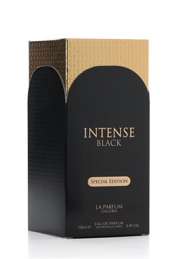 Intense Black Special Edition Eau de - Luxury Scent for Men, Unisex Perfume - Long Lasting Fragrance, 100ml