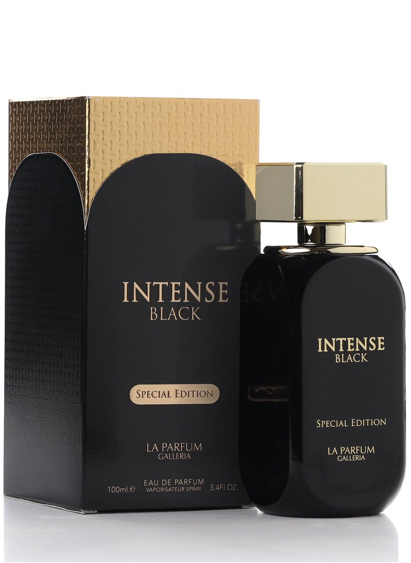 Intense Black Special Edition Eau de - Luxury Scent for Men, Unisex Perfume - Long Lasting Fragrance, 100ml