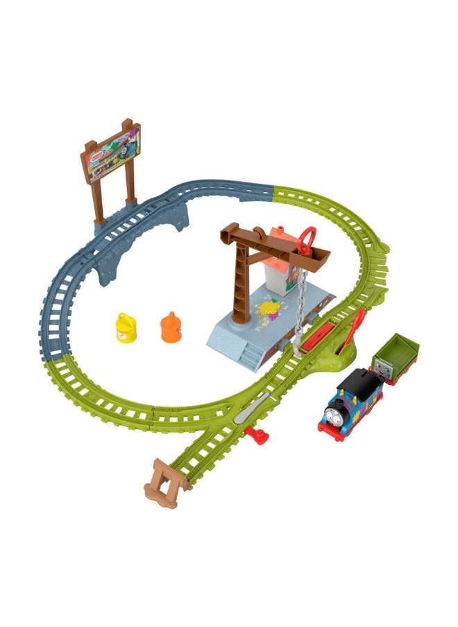 Fisher-Price Thomas & Friends Paint Delivery Motorized Train & Track Set