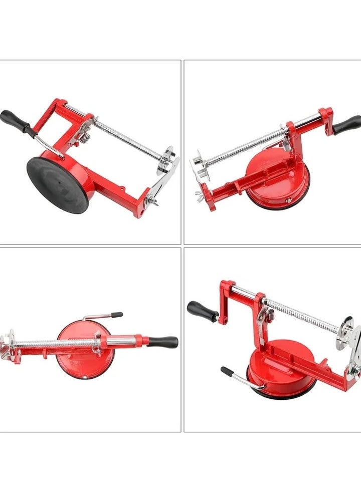Potatoes Cutter Fries Cutter for Potatoes Tornado Potato Chips Spiral Cutter Manual Stainless Steel Spiral Potato Cutter Twisted Potato Slicer Kitchen Accessories Cooking Tools